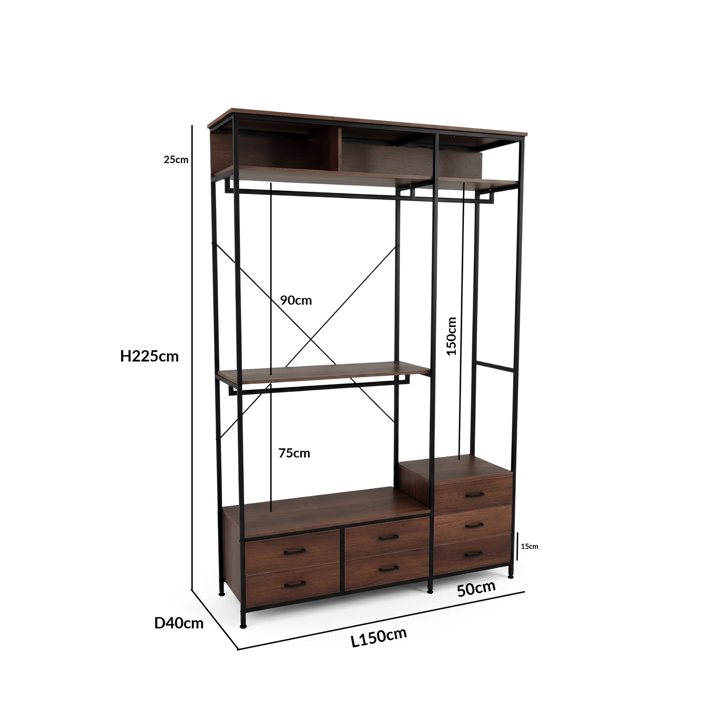 Inhabit Eclipse Storage/Hanging Unit