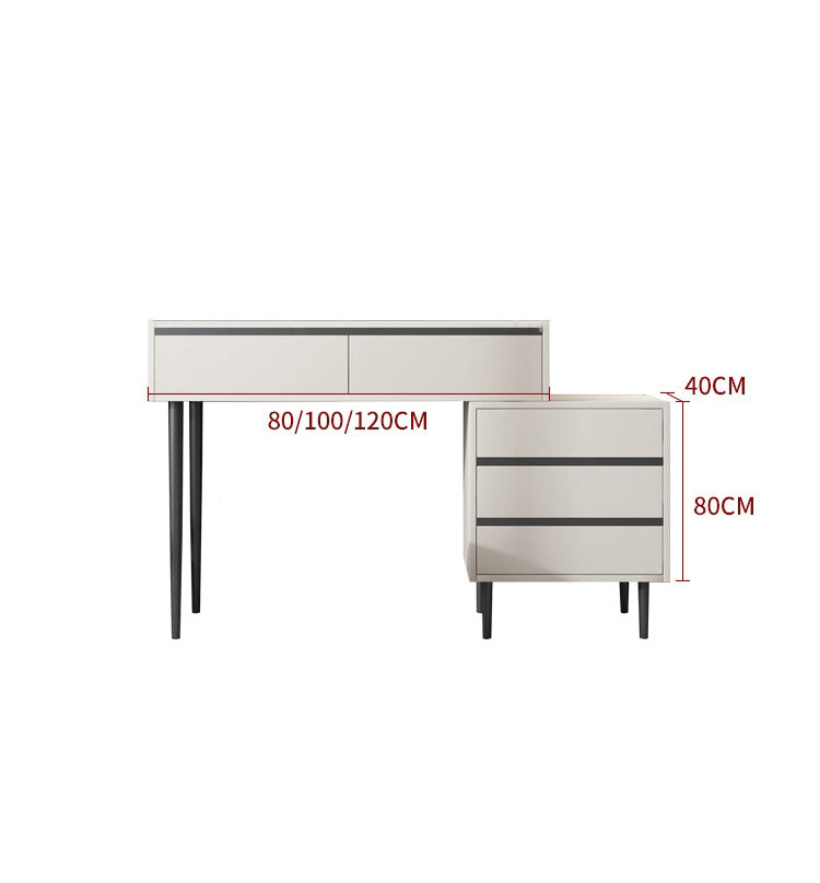 Inhabit Dresser With 3 Push To Open Drawers Extension