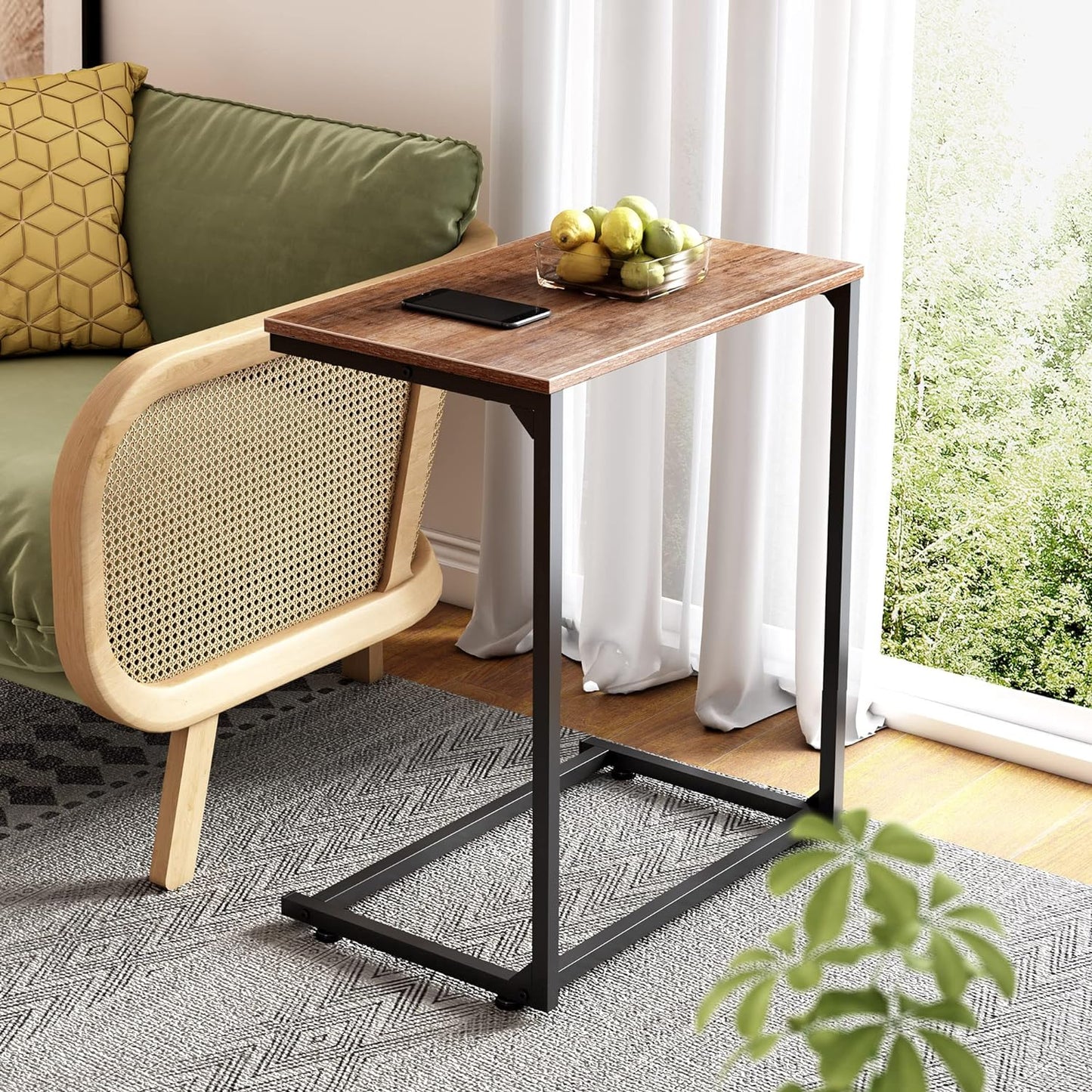 Inhabit C Shaped Side Table