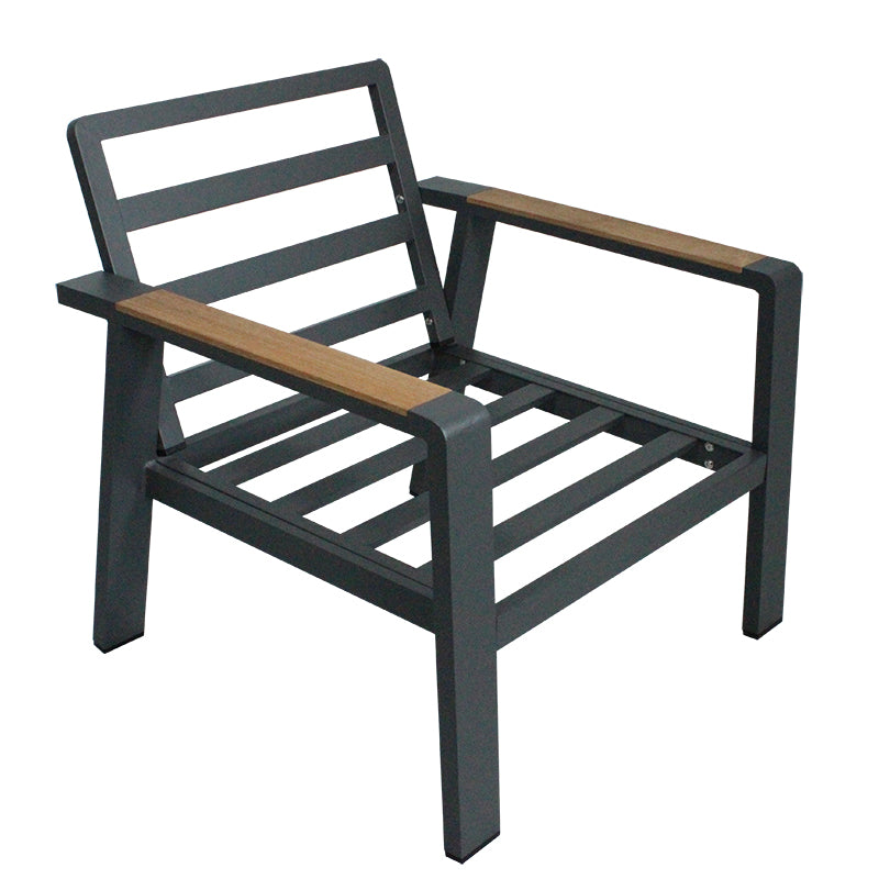 Inhabit Outdoor Metal x Solid Wood Set