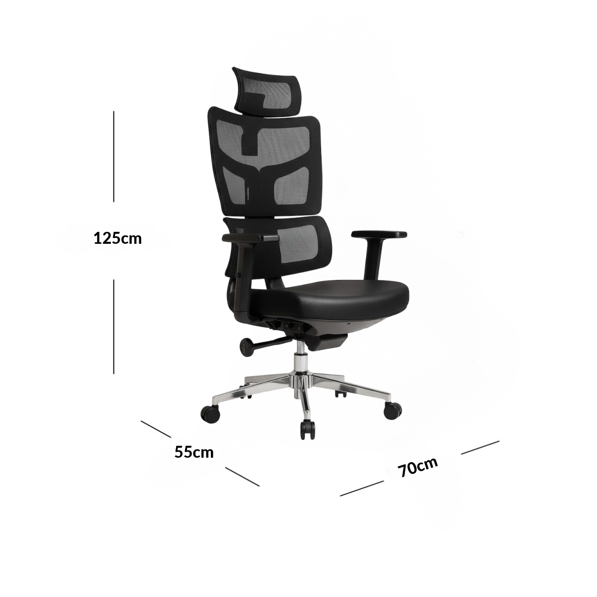 Inhabit Ergonomic Comfort Adjustable Chair