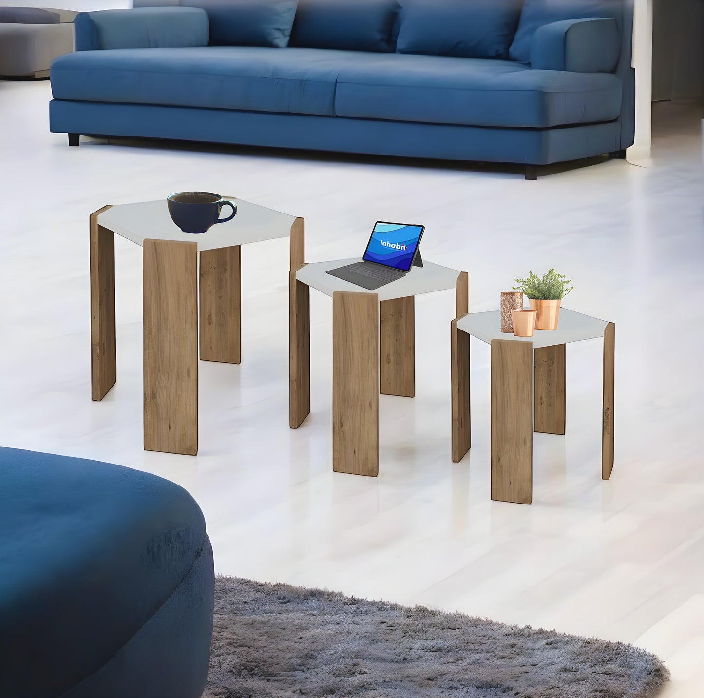 Inhabit Zipped 3 in 1 Coffee / Side Table