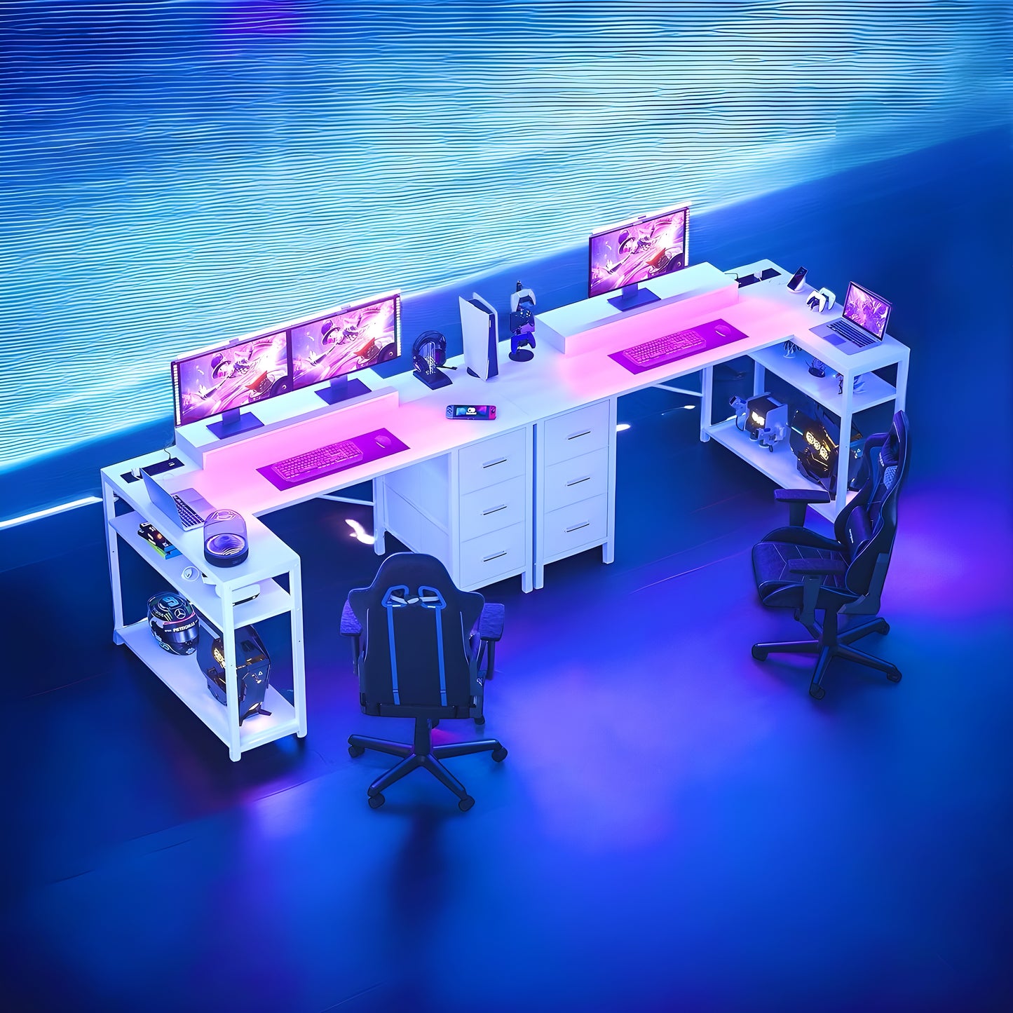 Inhabit Cloud 150cm L-Shaped Desk