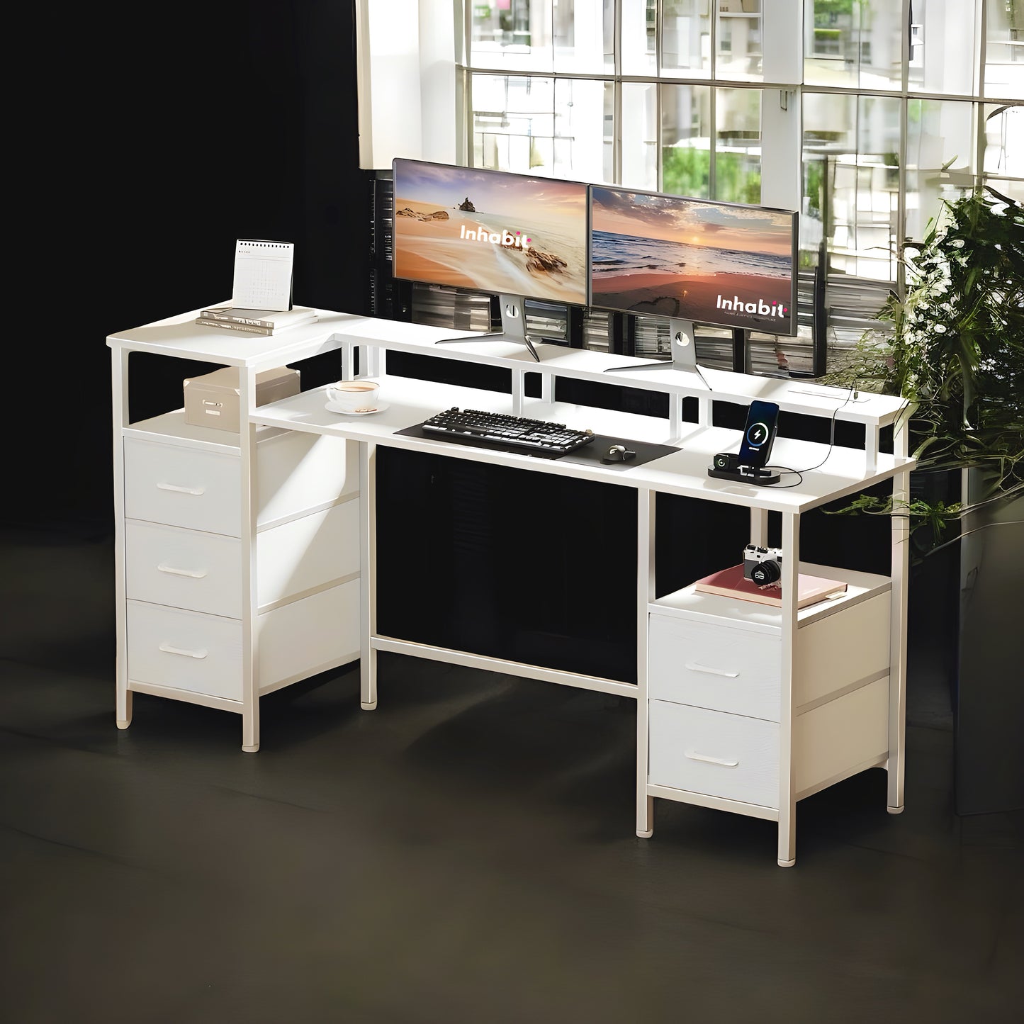 Inhabit Cyper Plus 5 Drawers Desk
