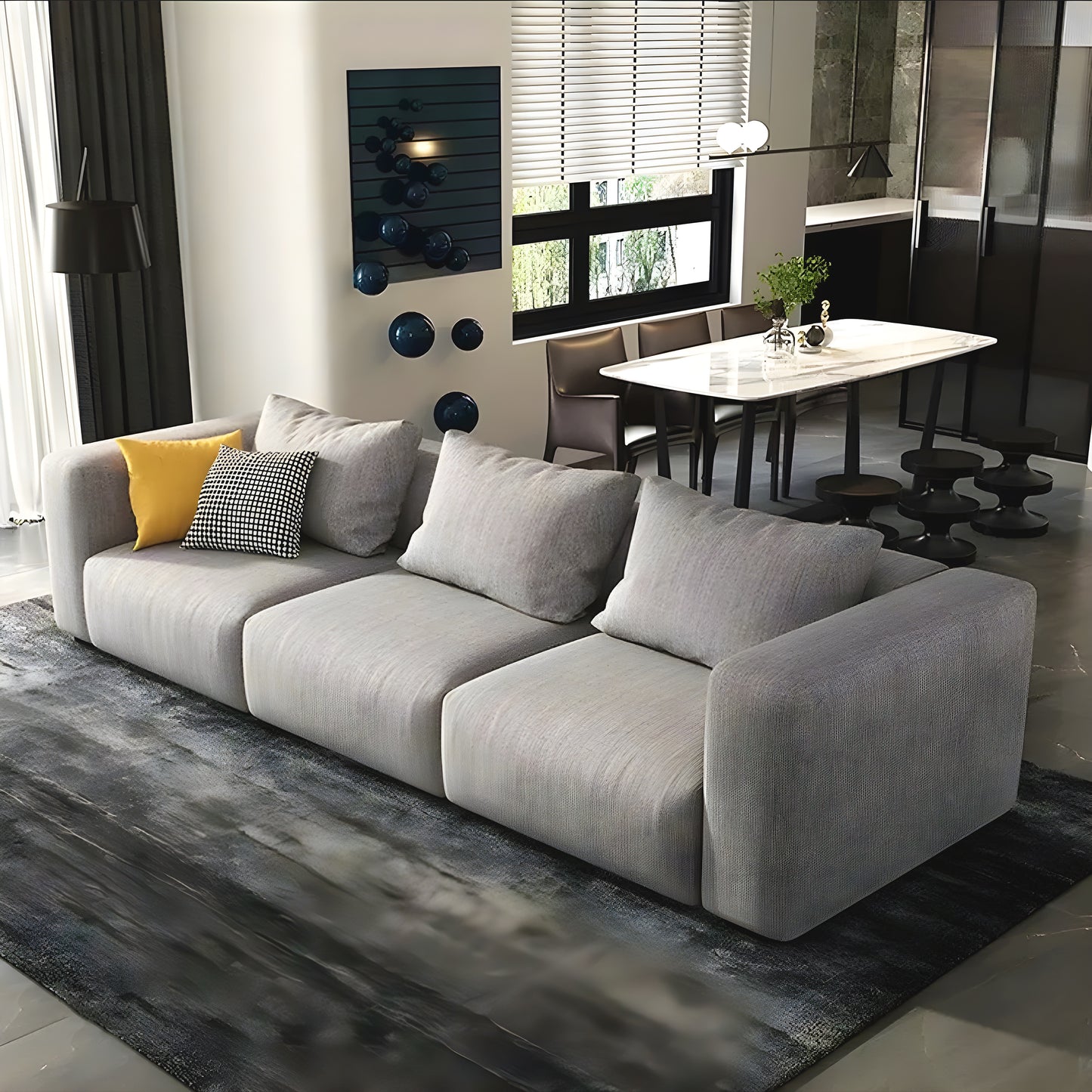 أريكة Inhabit Nordic Minimalist بأربعة أنماط