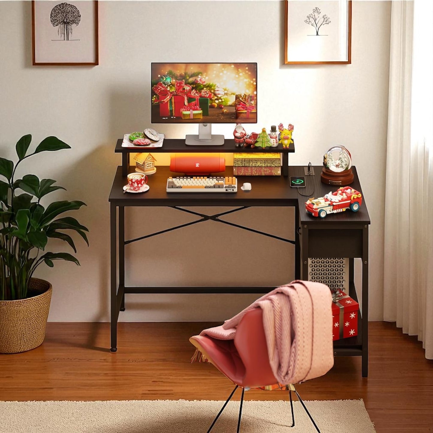Inhabit Viral L-Shape Desk In 4 Sizes