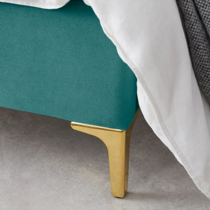 Inhabit Lining Line Solid X Engineered Wood  Velvet Bed Single and Double Size