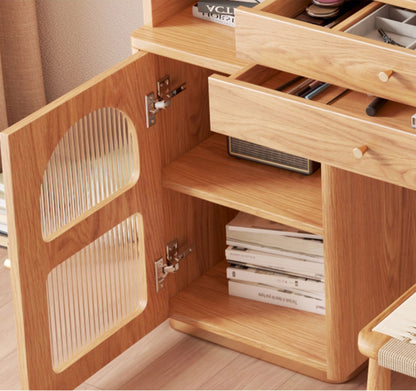 Inhabit Nordic Style Makeup Vanity With Drawers & Cabinets
