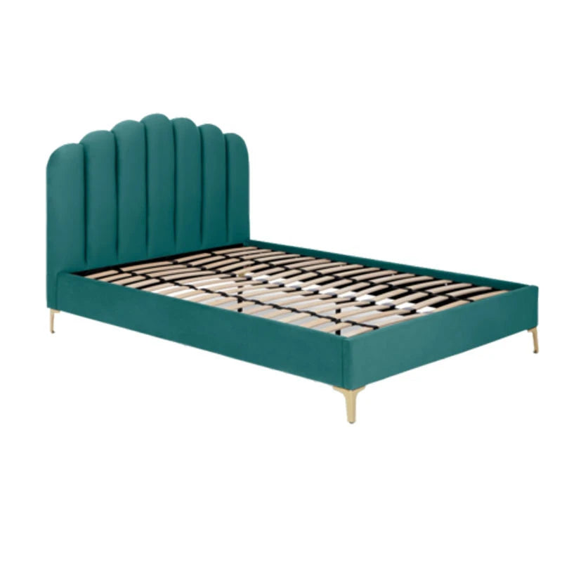 Inhabit Lining Line Solid X Engineered Wood  Velvet Bed Single and Double Size