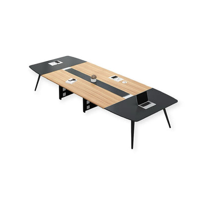 Inhabit Customizable Modern Style Design Meeting Table With Built In Power Supplies