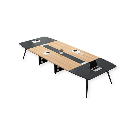 Inhabit Customizable Modern Style Design Meeting Table With Built In Power Supplies