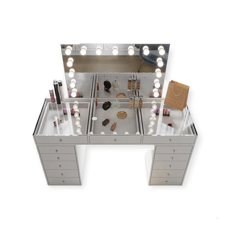 Inhabit X-Large Makeup Vanity With Big Storage With Lights & Mirror