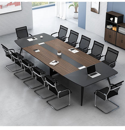 Inhabit Customizable Modern Style Design Meeting Table With Built In Power Supplies