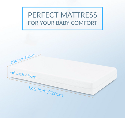 Inhabit Sleep Safe Crib Mattress Size 120cmx60cm