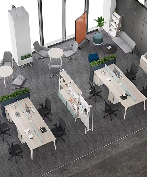 Inhabit Modern Design Customizable Work Station For Office Spaces