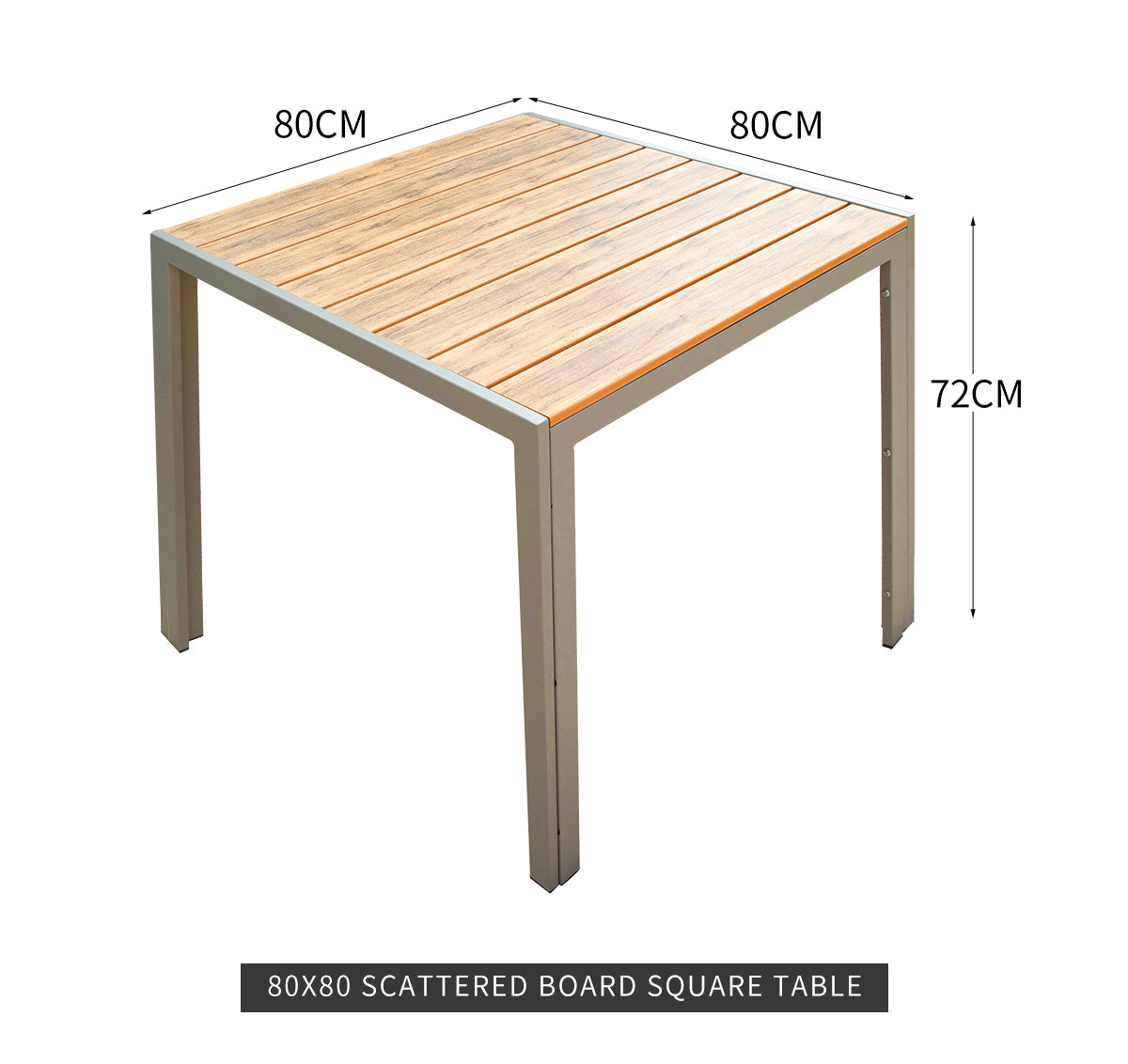 Inhabit Outdoor Squared Dining Set