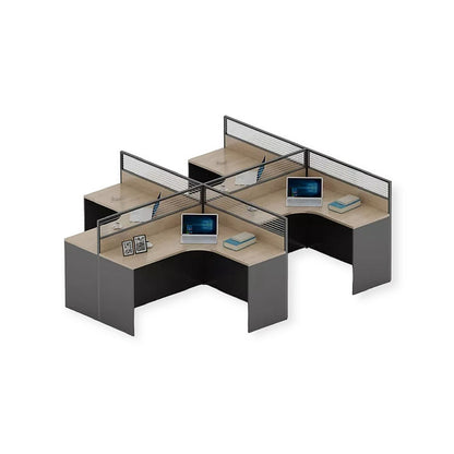 Inhabit Customizable L-Shaped Work Station For Office Spaces