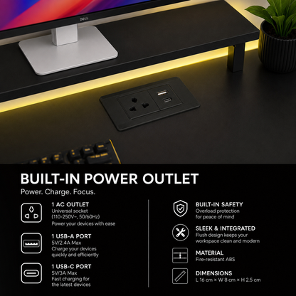 Inhabit Uno U-Shaped Desk