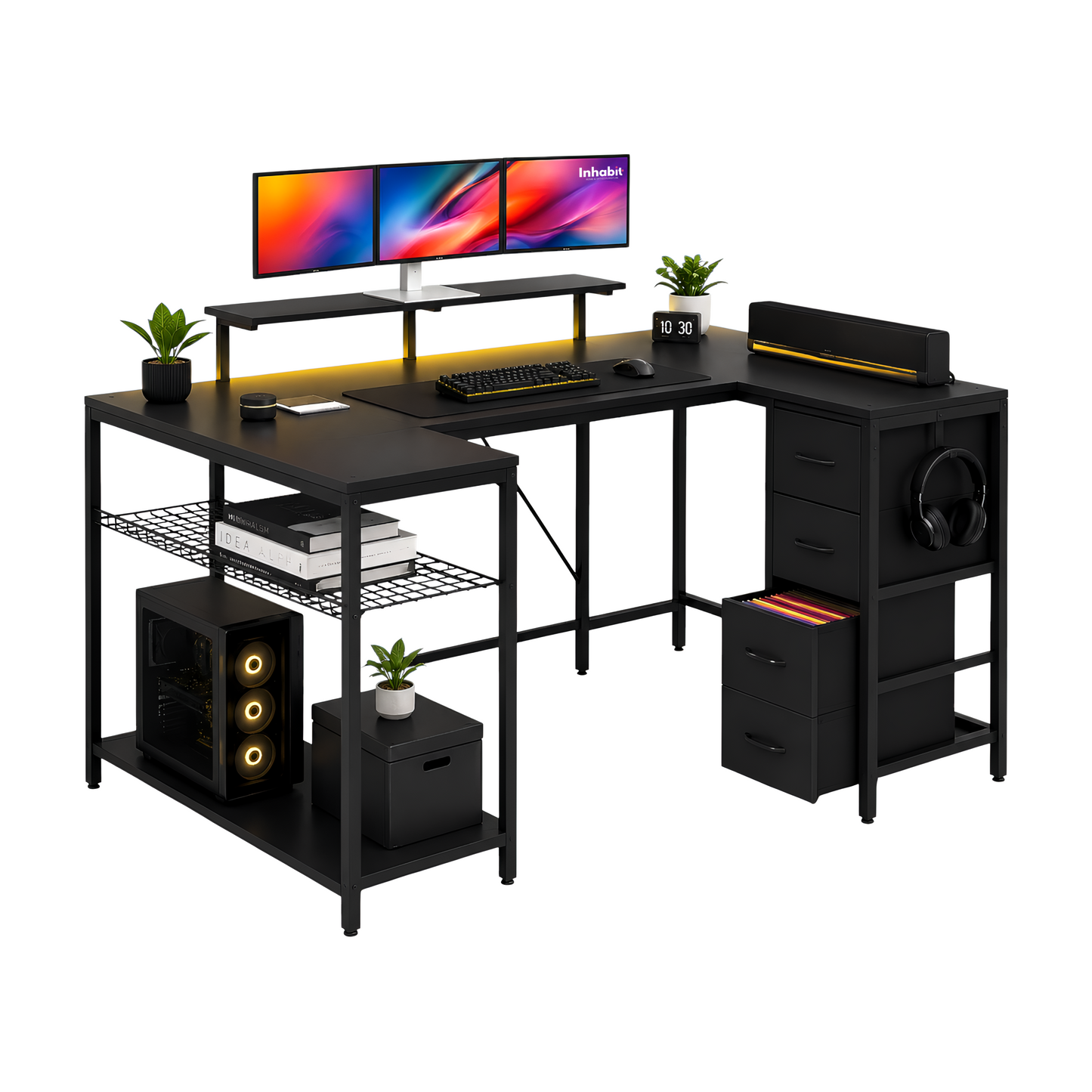 Inhabit Uno U-Shaped Desk