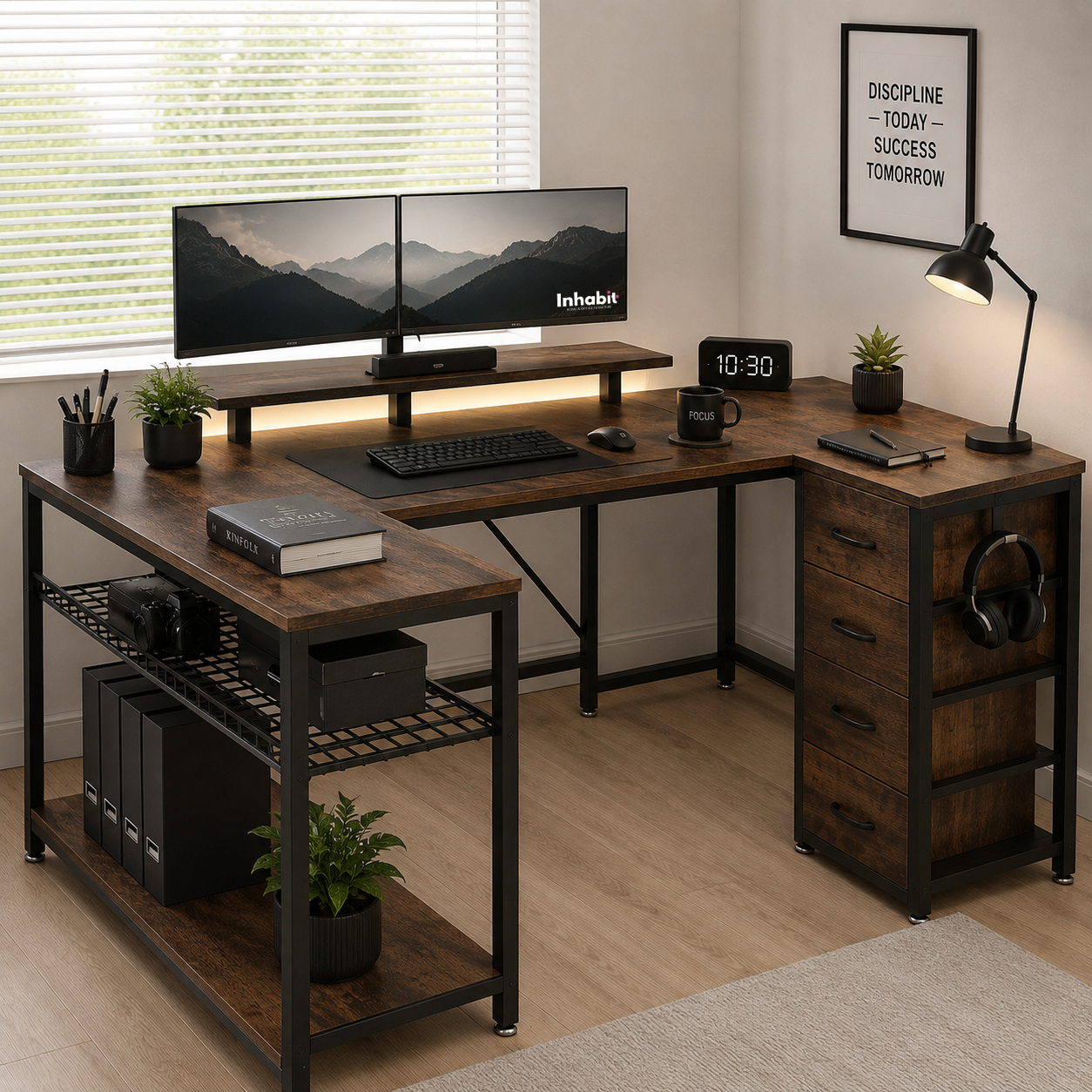 Inhabit Uno U-Shaped Desk