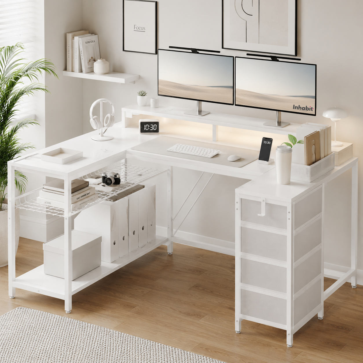 Inhabit Uno U-Shaped Desk
