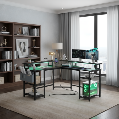 Inhabit Nebula Playing Center 135cm L-Shaped Desk