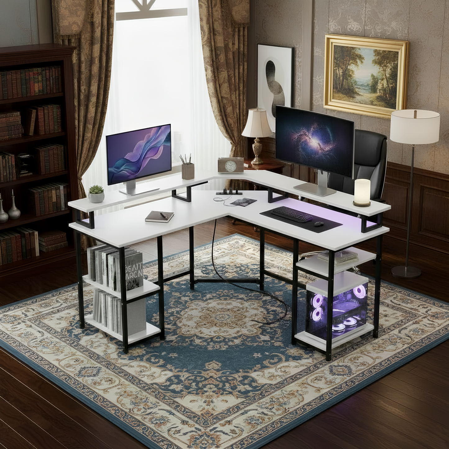 Inhabit Nebula Playing Center 135cm L-Shaped Desk
