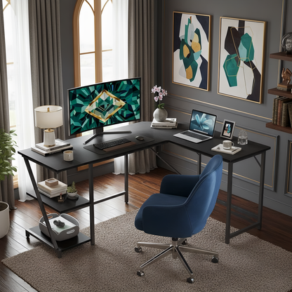 Inhabit Zeox 150cm L-Shaped Desk