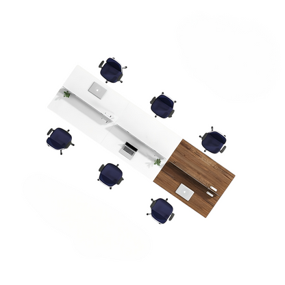 Inhabit Cavenza Rectangular Customizable Work Station Unit For Office Spaces