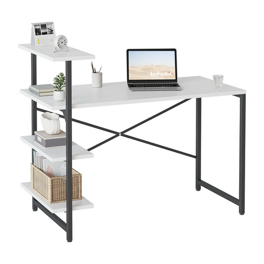 Inhabit Tower Side Shelves Desk