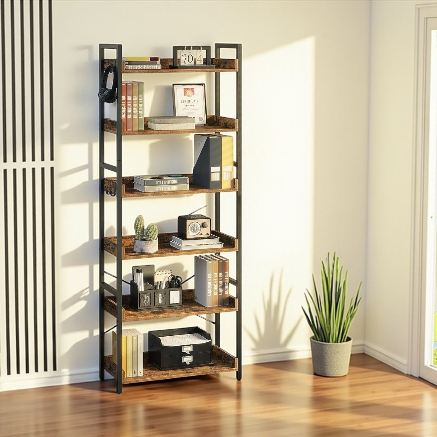 Inhabit 6 Tier Bookshelf