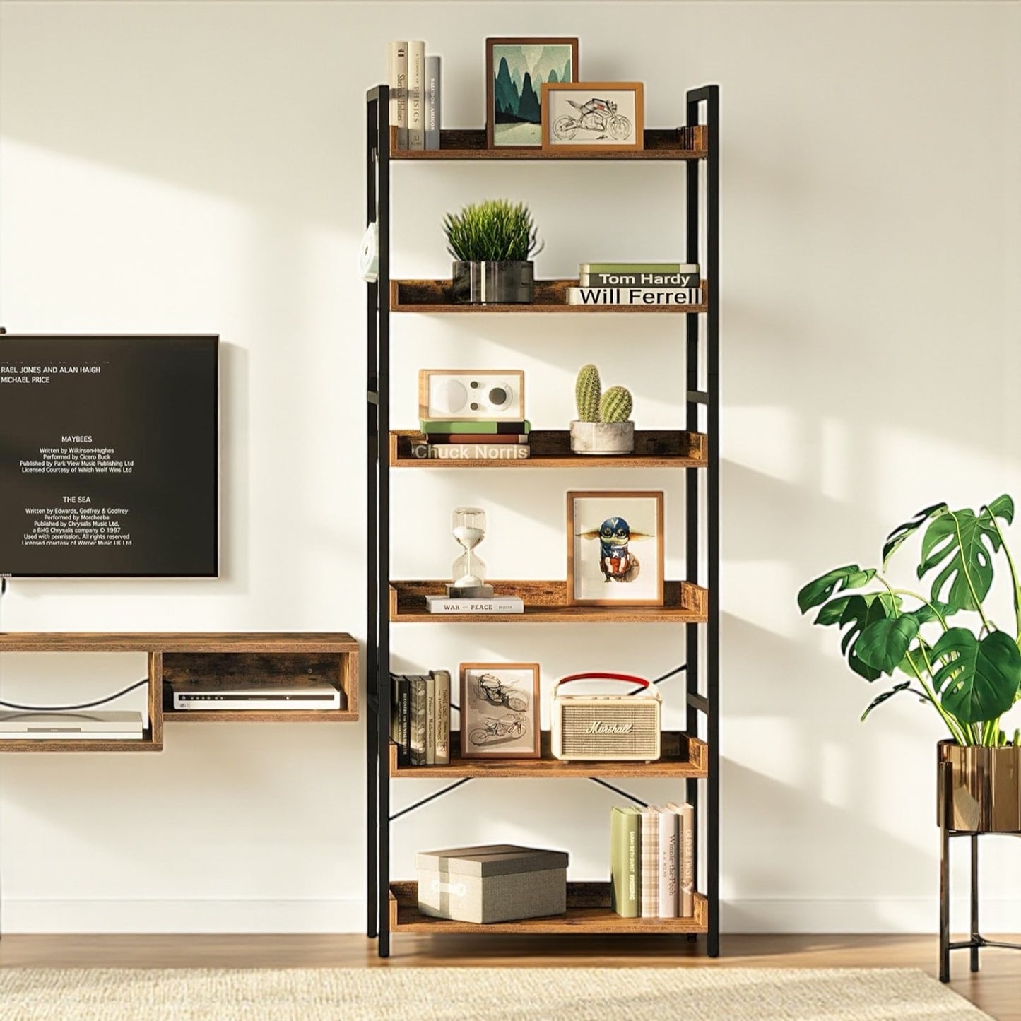 Inhabit 6 Tier Bookshelf