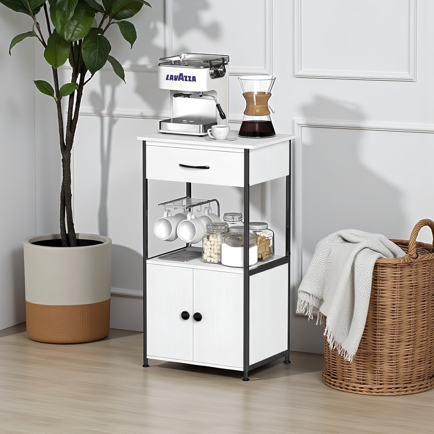 Inhabit Sleek Storage/Coffee Cabinet