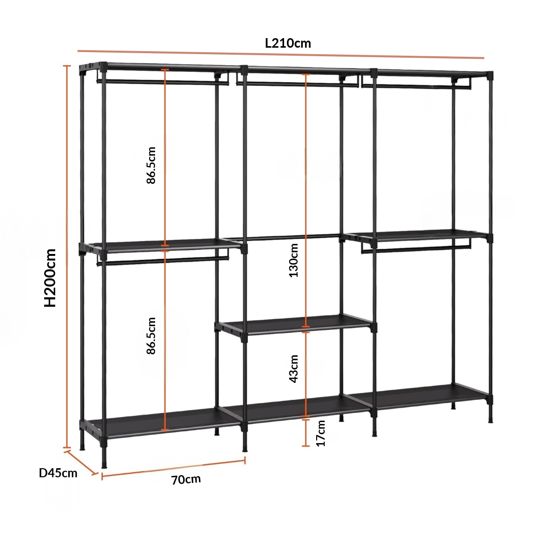Inhabit Nexara Extra Large Closet Hangers / Organizer
