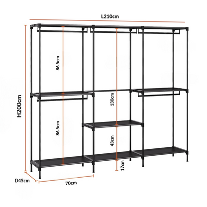 Inhabit Nexara Extra Large Closet Hangers / Organizer