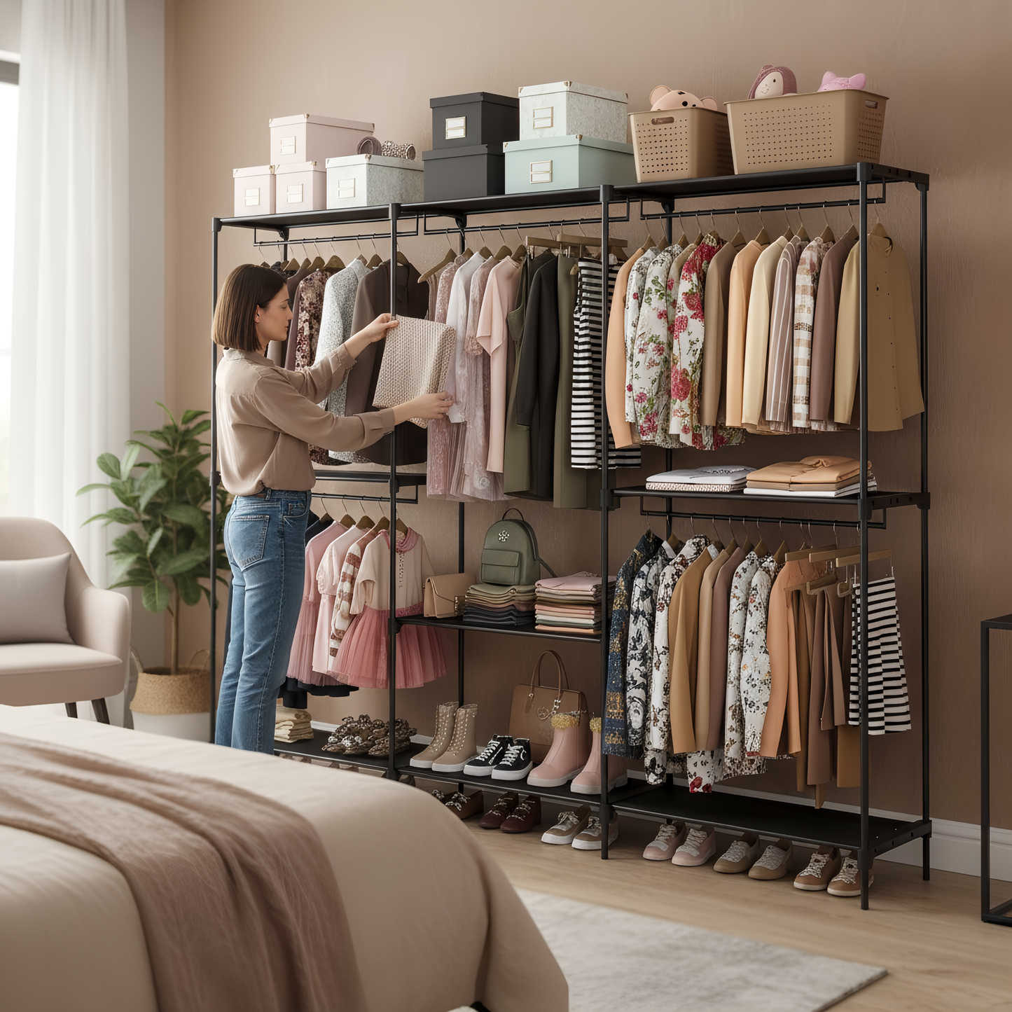 Inhabit Nexara Extra Large Closet Hangers / Organizer