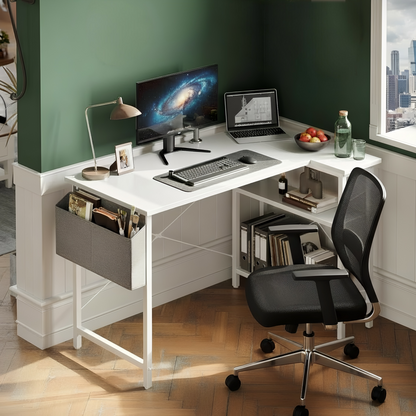 Inhabit Senza 100cm Reversible L-Shape Desk