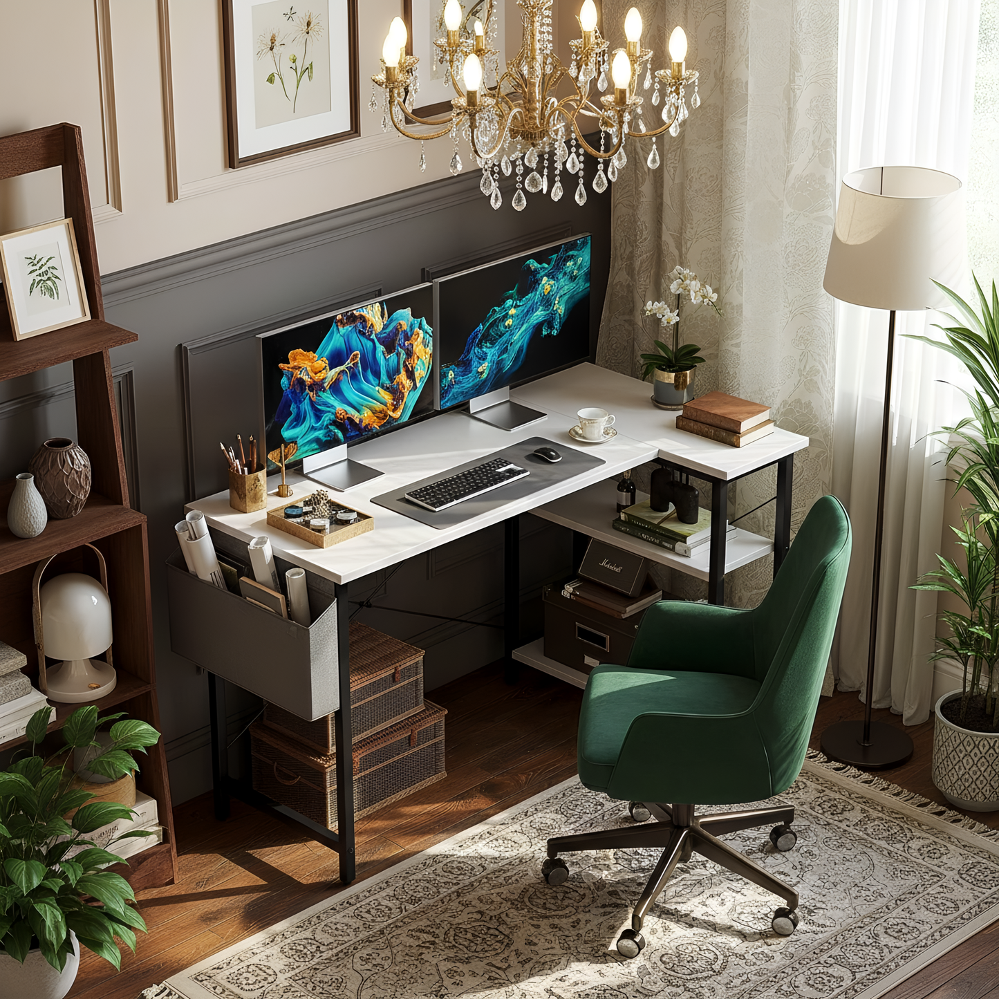 Inhabit Senza 100cm Reversible L-Shape Desk