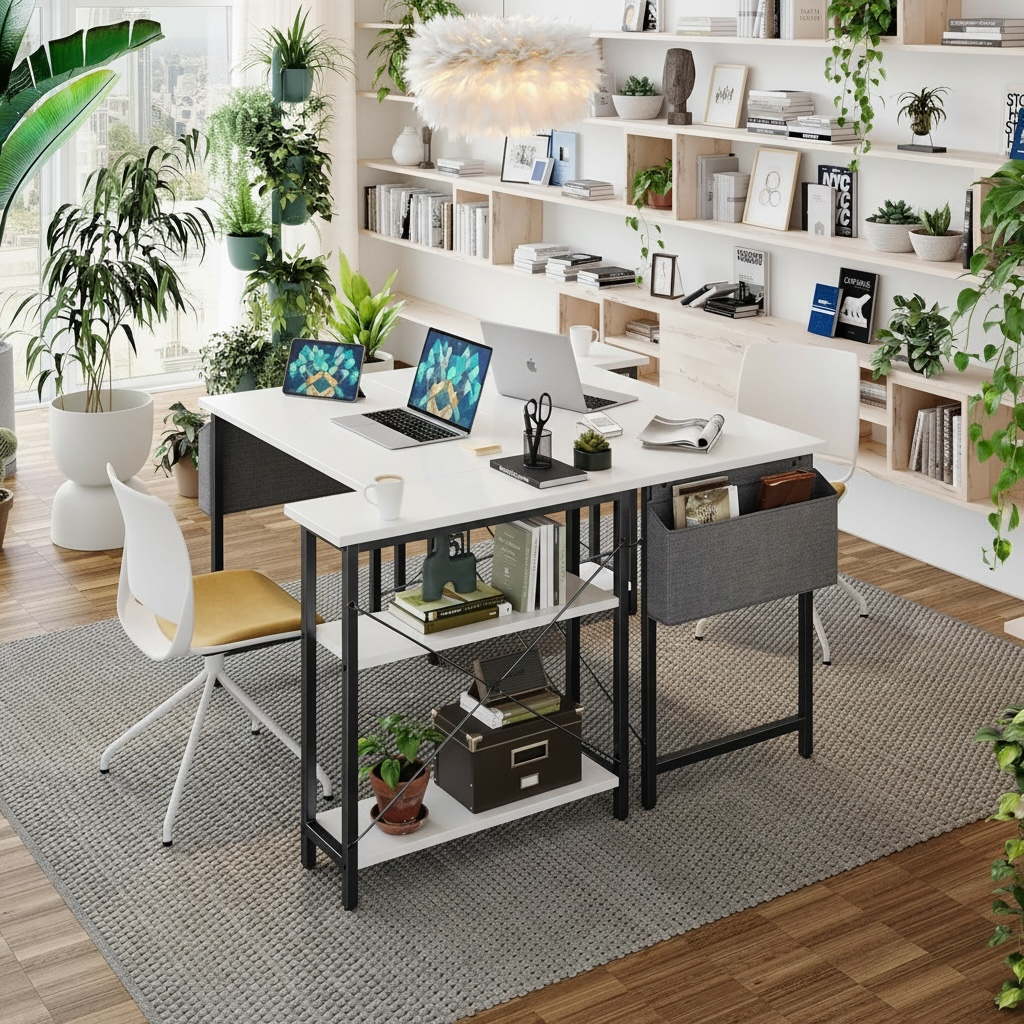 Inhabit Senza 100cm Reversible L-Shape Desk