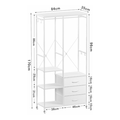 Inhabit Twin Storage Rack