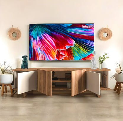 Inhabit Asymmetrical TV Console / Cabinet