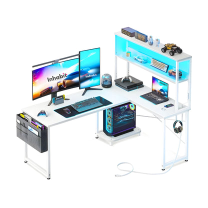 Inhabit 150cm Hutch Desk With PC Shelf