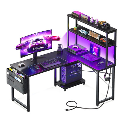 Inhabit 150cm Hutch Desk With PC Shelf