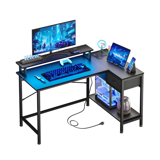 Inhabit Viral L-Shape Desk In 4 Sizes
