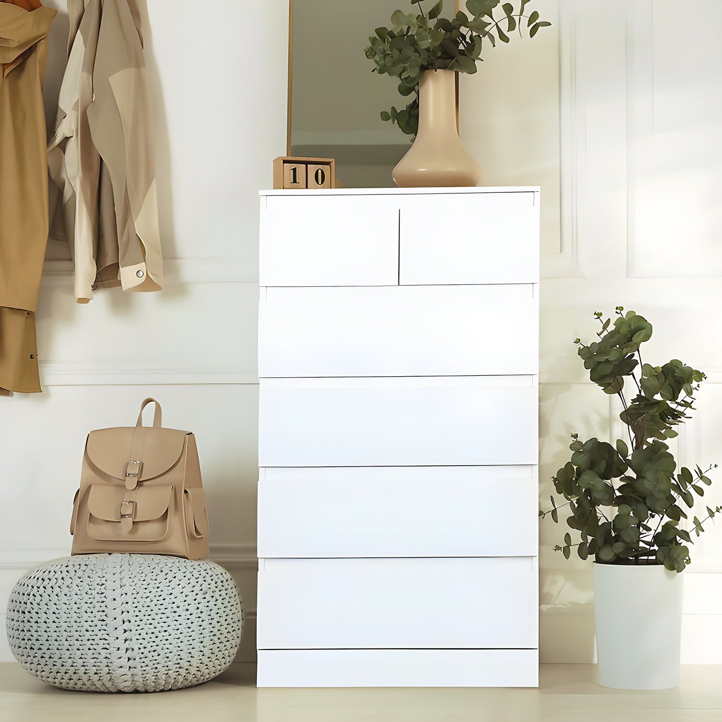 Inhabit Modern Big Storage Chest With 8 Drawers