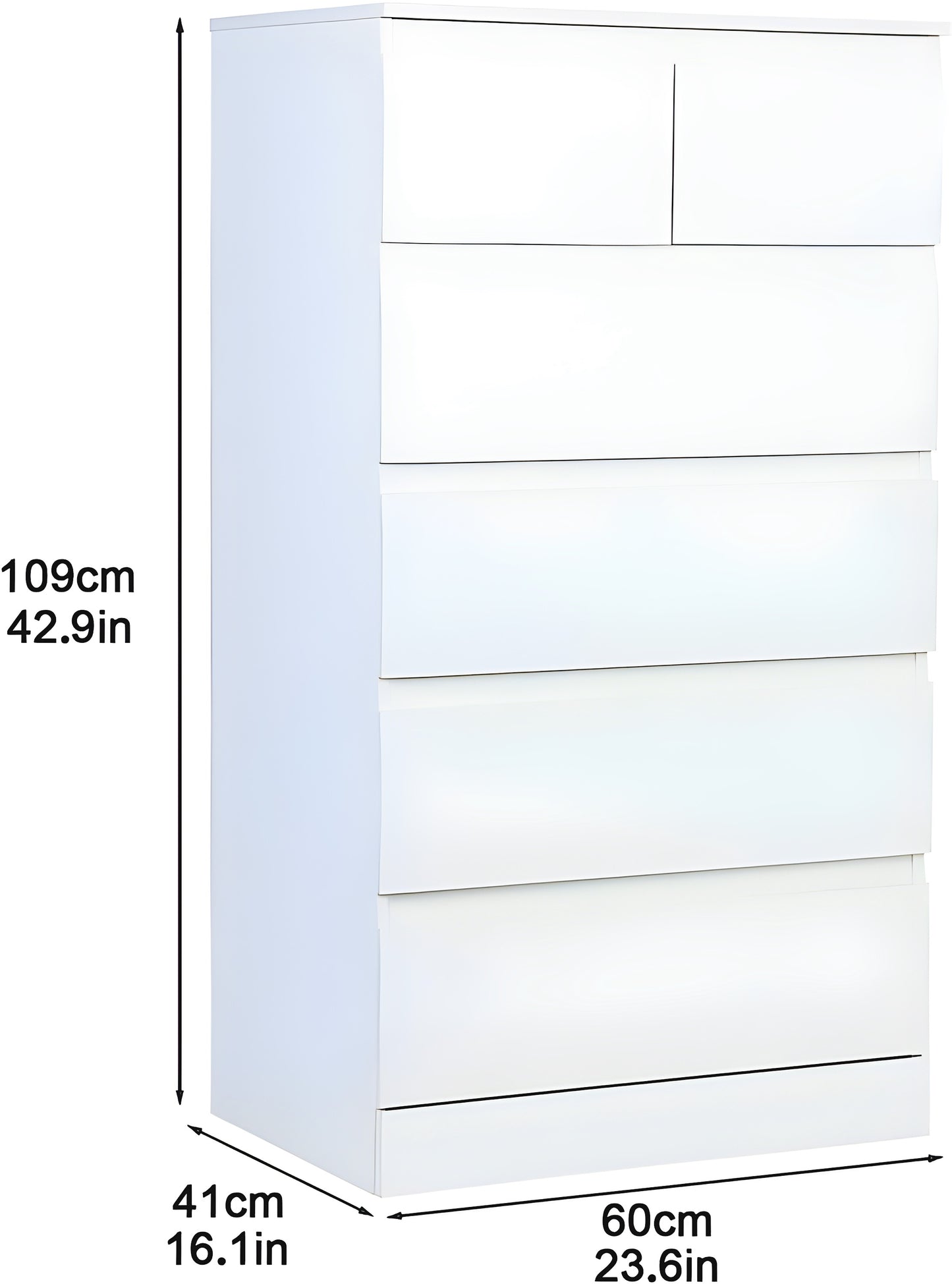 Inhabit Modern Big Storage Chest With 8 Drawers