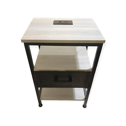 Inhabit Charging Side Table / Nightstand Multi Color