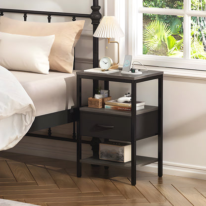 Inhabit Charging Side Table / Nightstand Multi Color