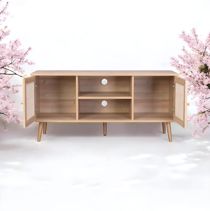 Inhabit Rattan TV Console 75 Inch