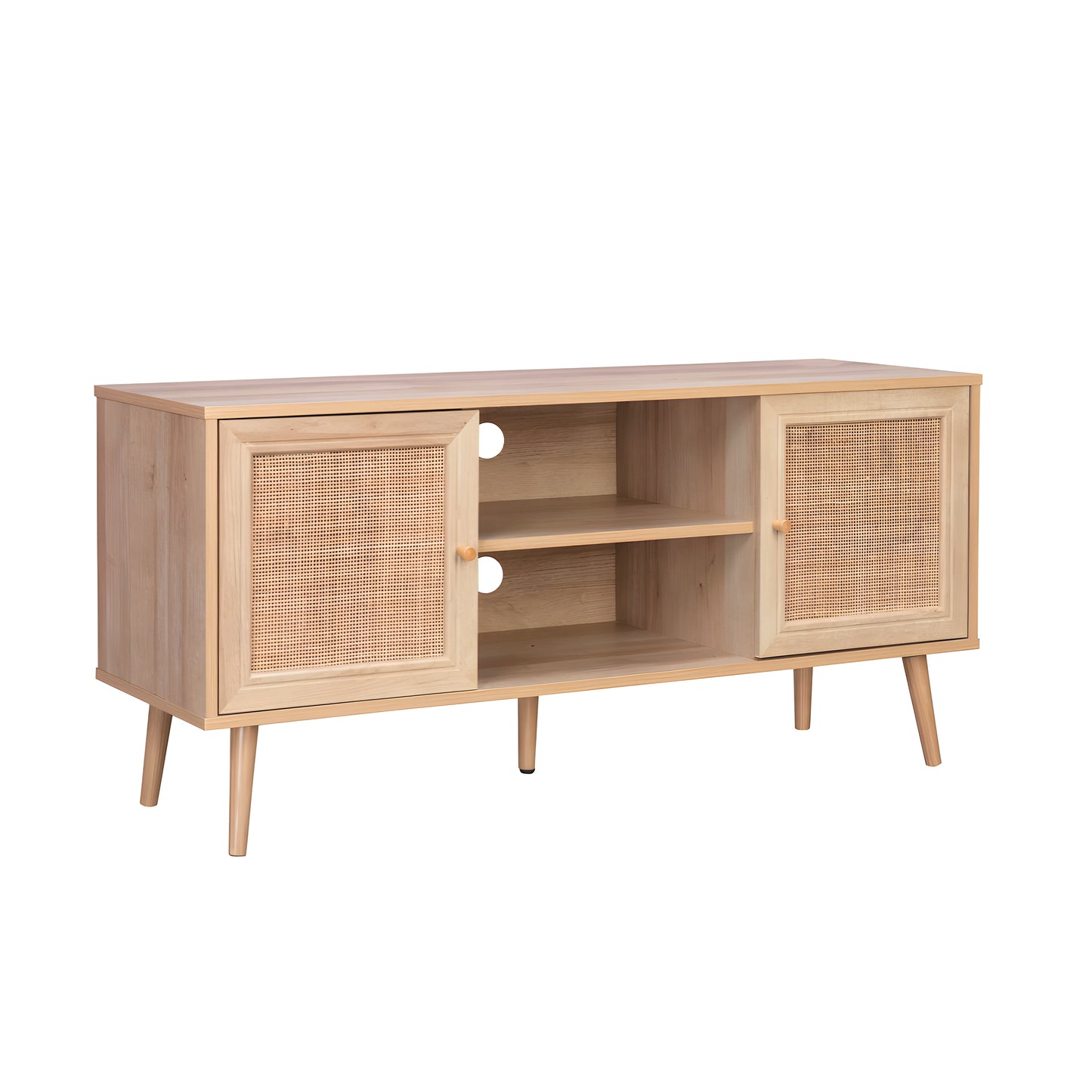 Inhabit Rattan TV Console 75 Inch